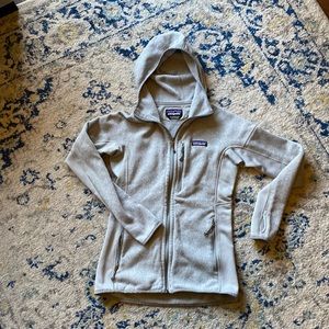 Patagonia Grey Zipup Hoodie. Size XS